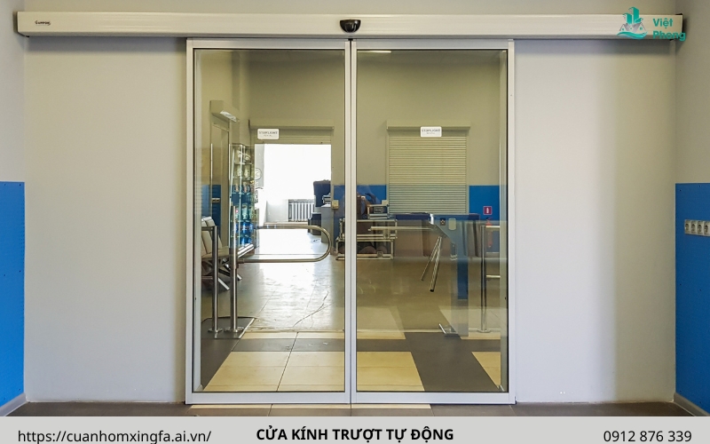 Cửa kính trượt tự động Cửa kính trượt tự động